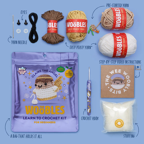 Claire the Angel Crochet Kit - Simple Guided Craft