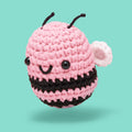 Cornelius the Bee Pink Crochet Kit - Fun with Yarn