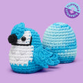 Nova the Blue Jay Crochet Kit - Woobles Start Here