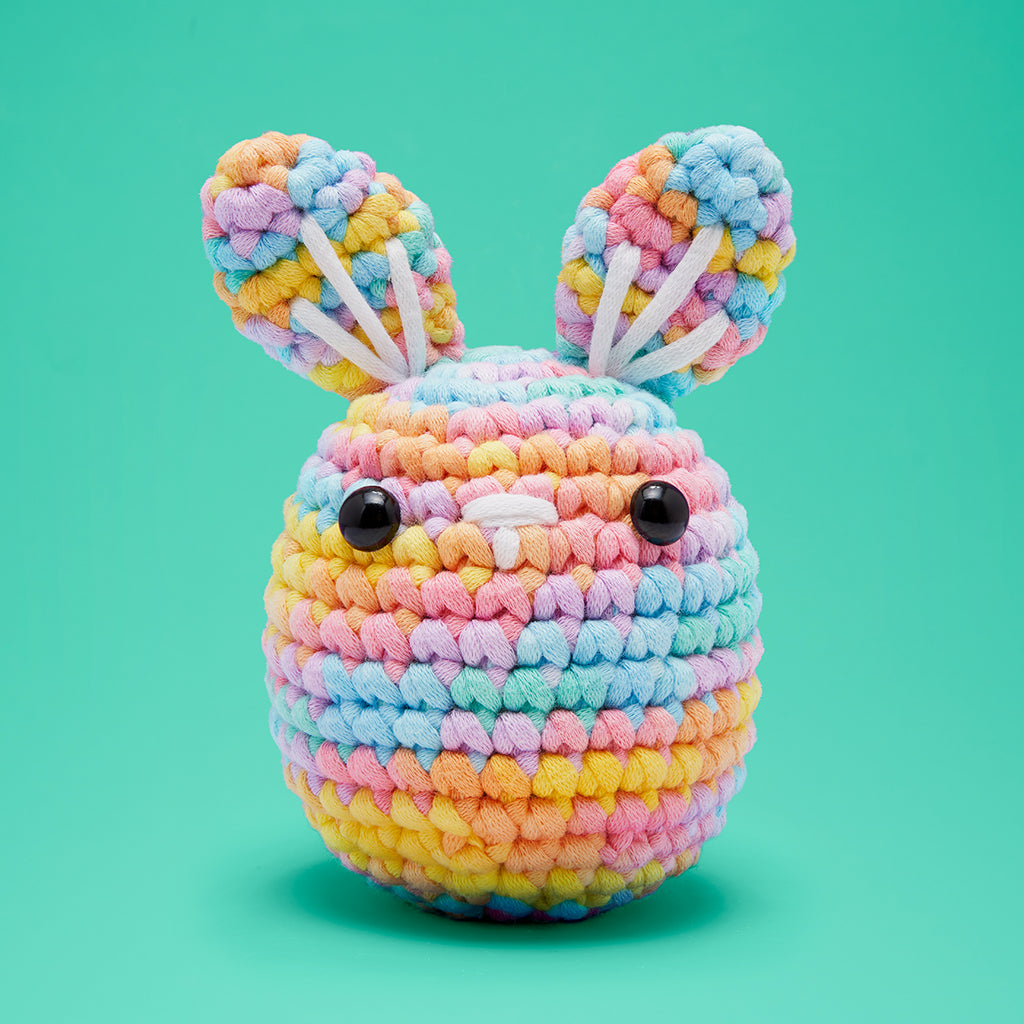 Jojo the Bunny Pastel Crochet Kit - Turn Yarn into Woobles