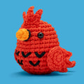 Tori the Cardinal Crochet Kit - Your First Yarn Friend