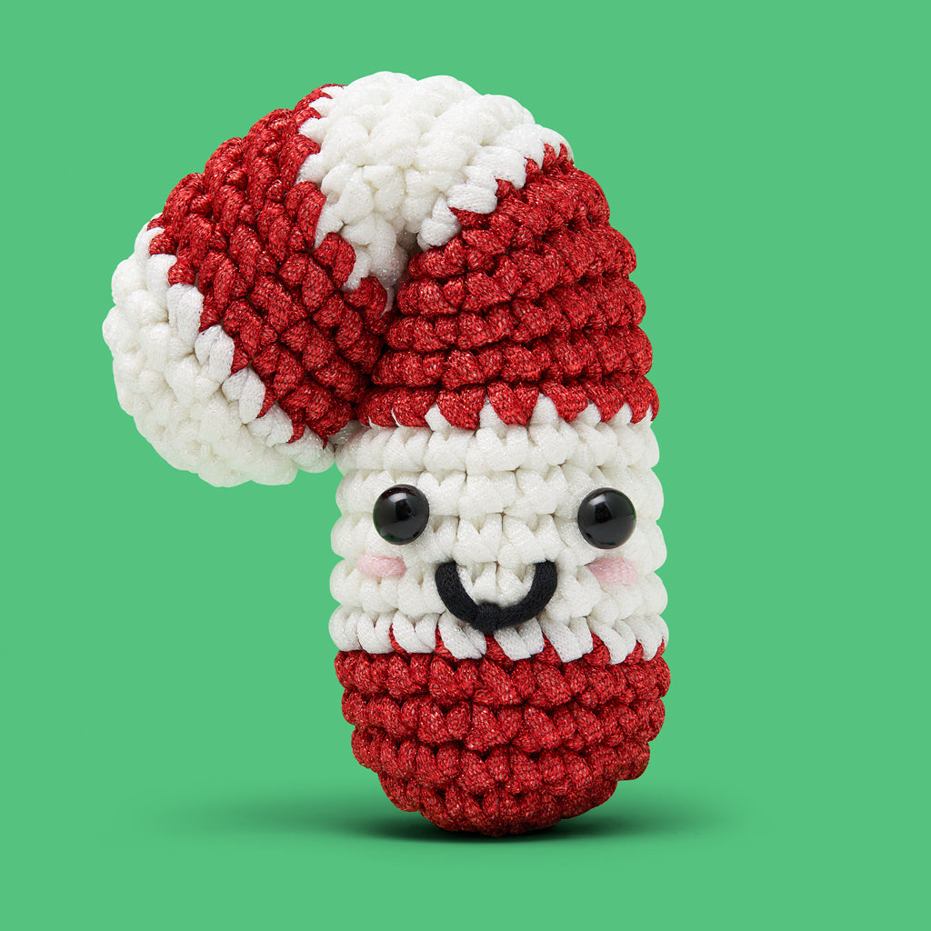 Peppi the Candy Cane Crochet Kit - The DIY Favorite