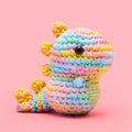 Fred the Dinosaur Pastel Crochet Kit - Hook Your First Project