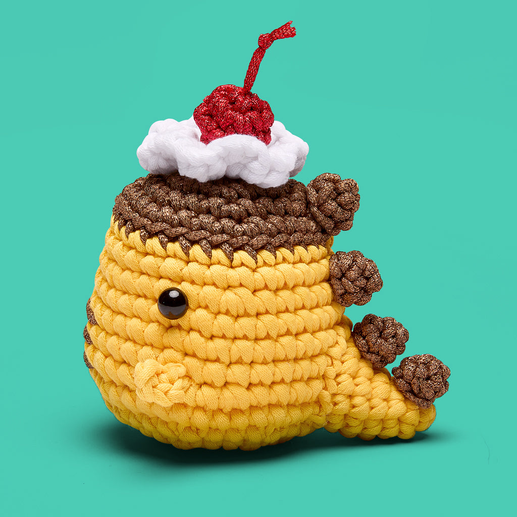 Fred The Dino: Sweetie Edition Crochet Kit - Beginner Crafts Daily