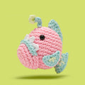 Poe the Angler Fish Crochet Kit - Beginner Crafts Daily