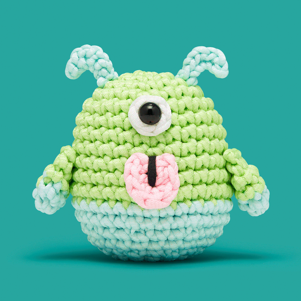 Zorp the Martian Crochet Kit - Turn Yarn into Smiles