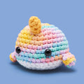 Bjørn the Narwhal Pastel Crochet Kit - Easy Crochet Kits
