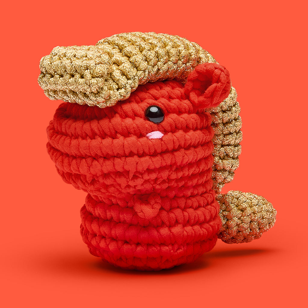 Jia the Fire Horse Crochet Kit - Crochet. Create. Smile.