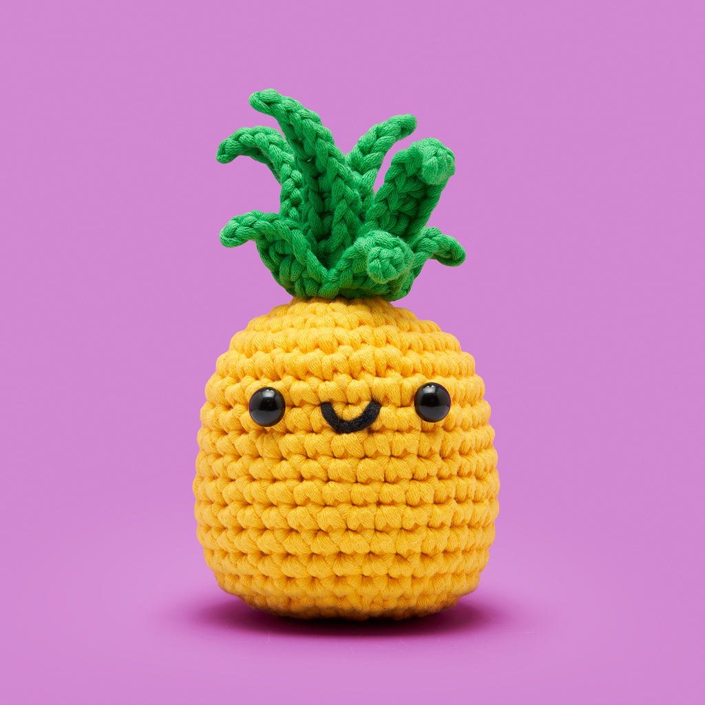 Pinya the Pineapple Crochet Kit - DIY Crochet Fun