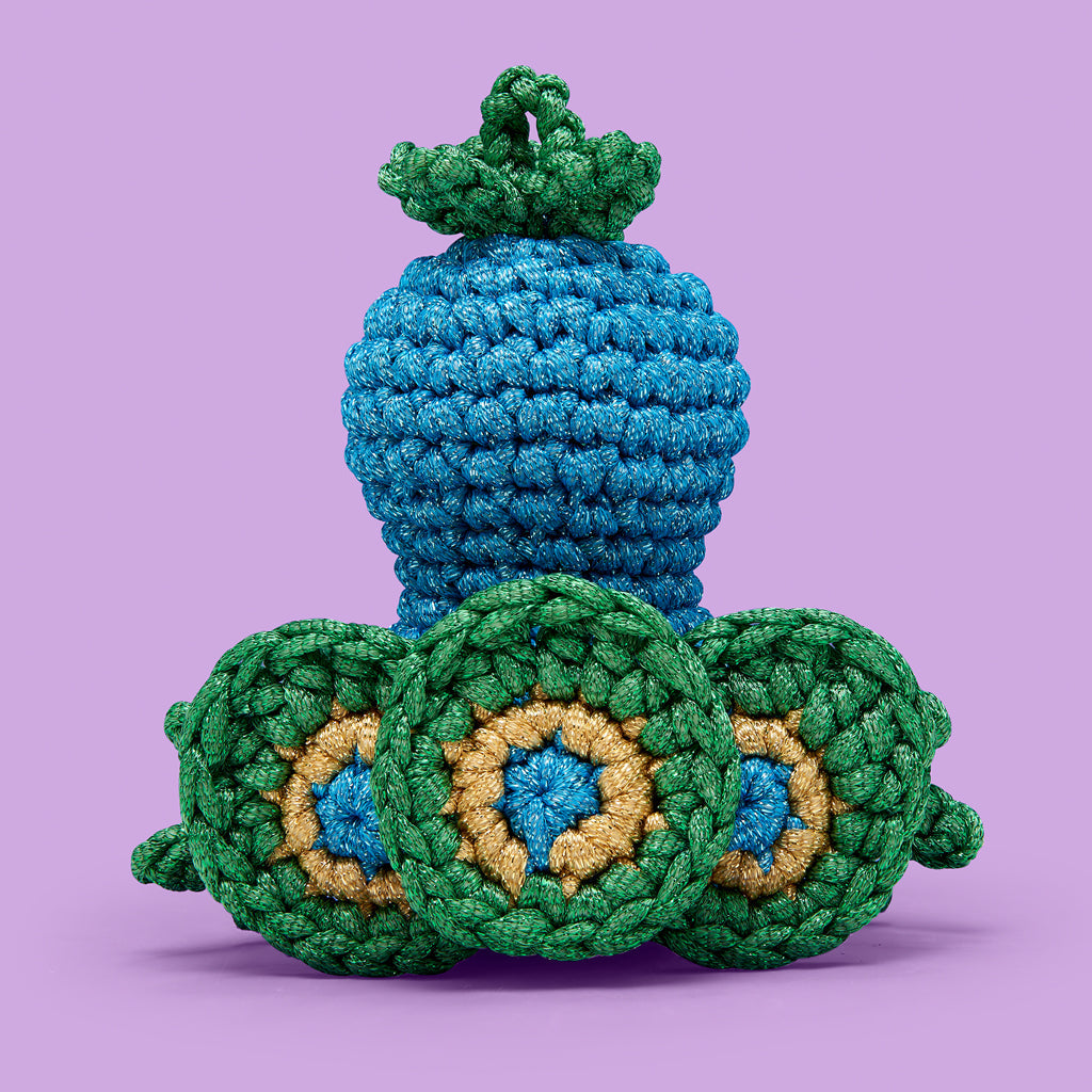 Reginald the Peacock Crochet Kit - A Craft That Clicks