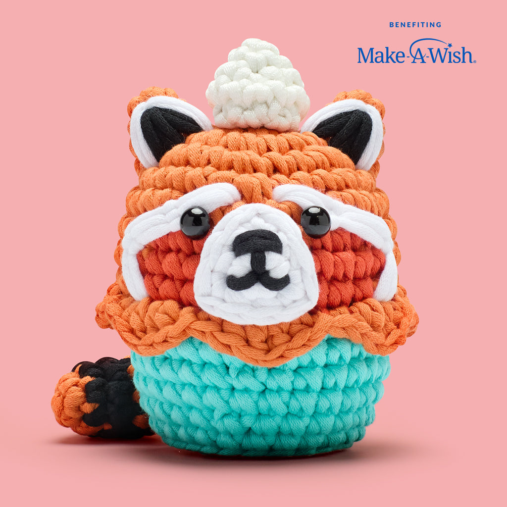 Paige the Red Panda: Cupcake Edition Crochet Kit - Craft Your Way