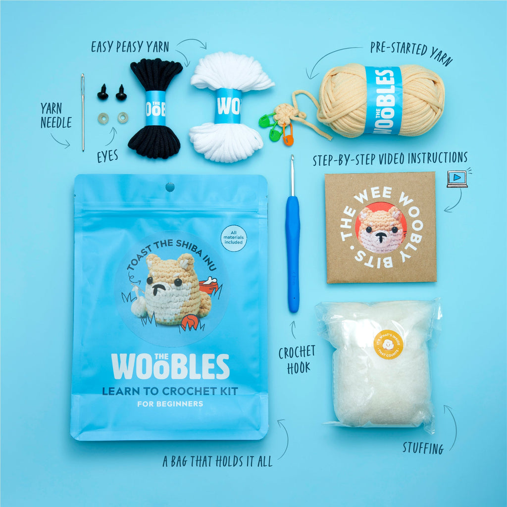 Toast the Shiba Inu Crochet Kit - Crochet Kit Favorite