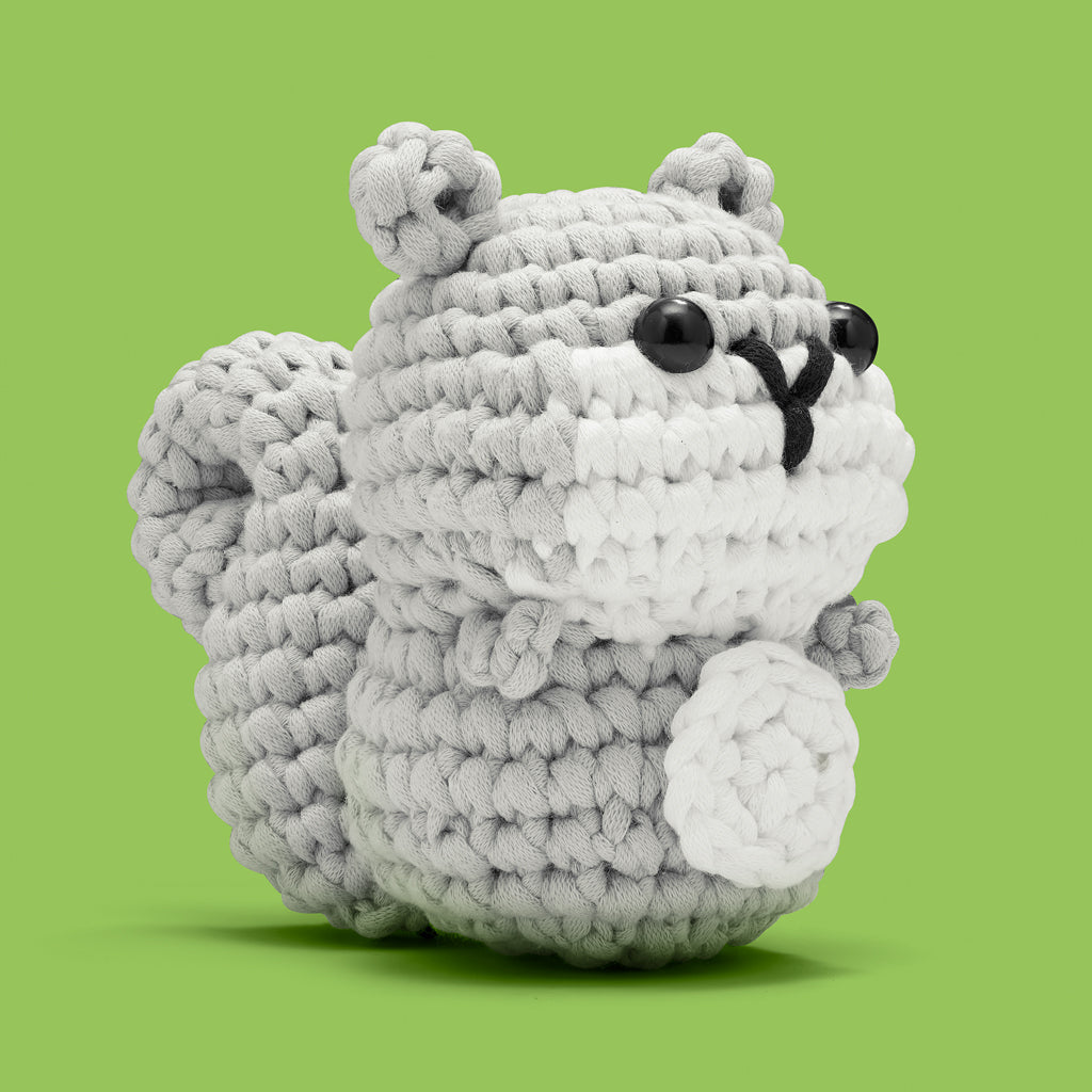 Ace the Squirrel Crochet Kit - Woobles Yarn Joy