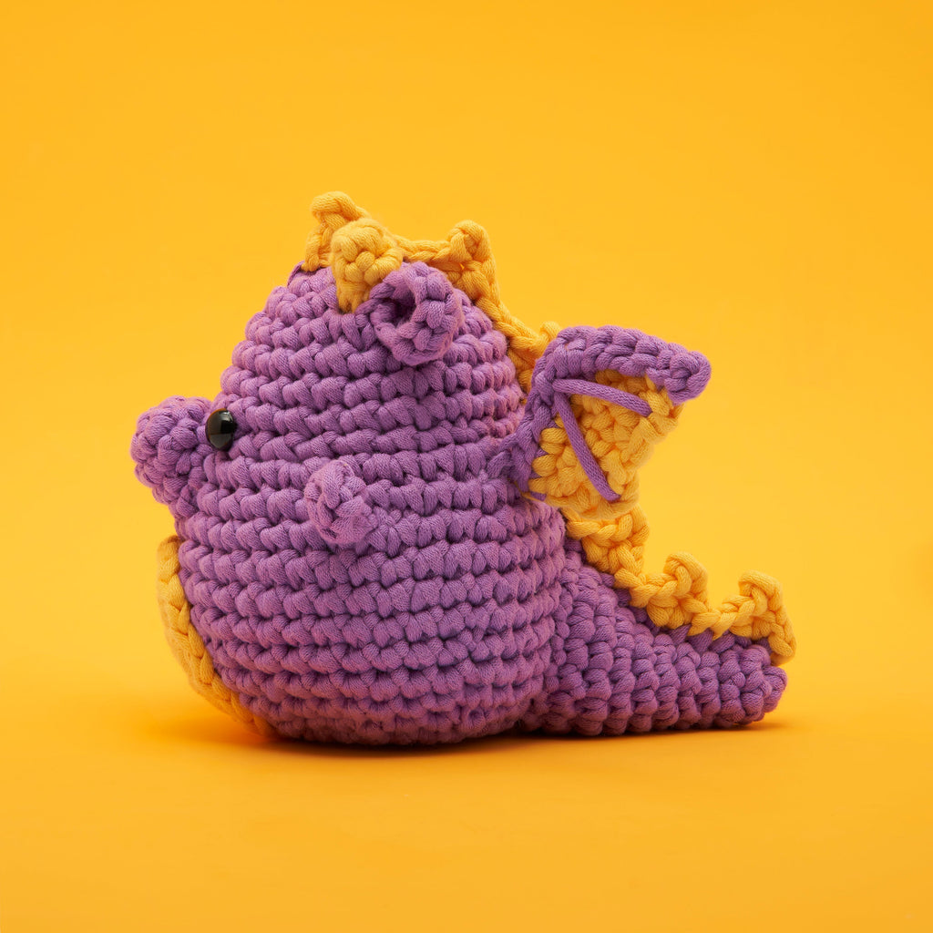 Kaida the Dragon Crochet Kit - Woobles Start Here