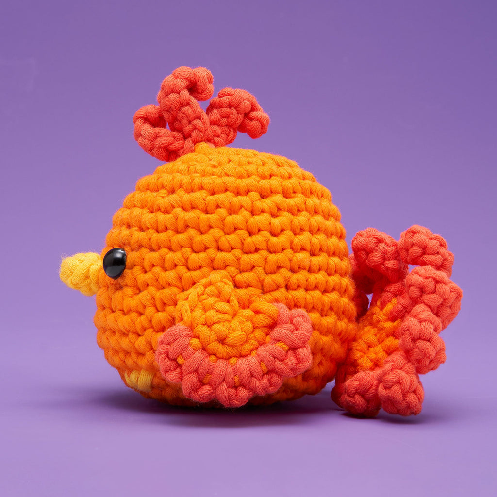 Albie the Phoenix Crochet Kit - Make Something Small