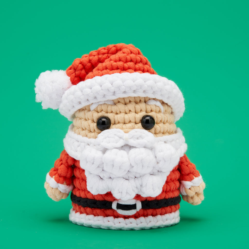 Santa Claus Crochet Kit - Ready with Yarn