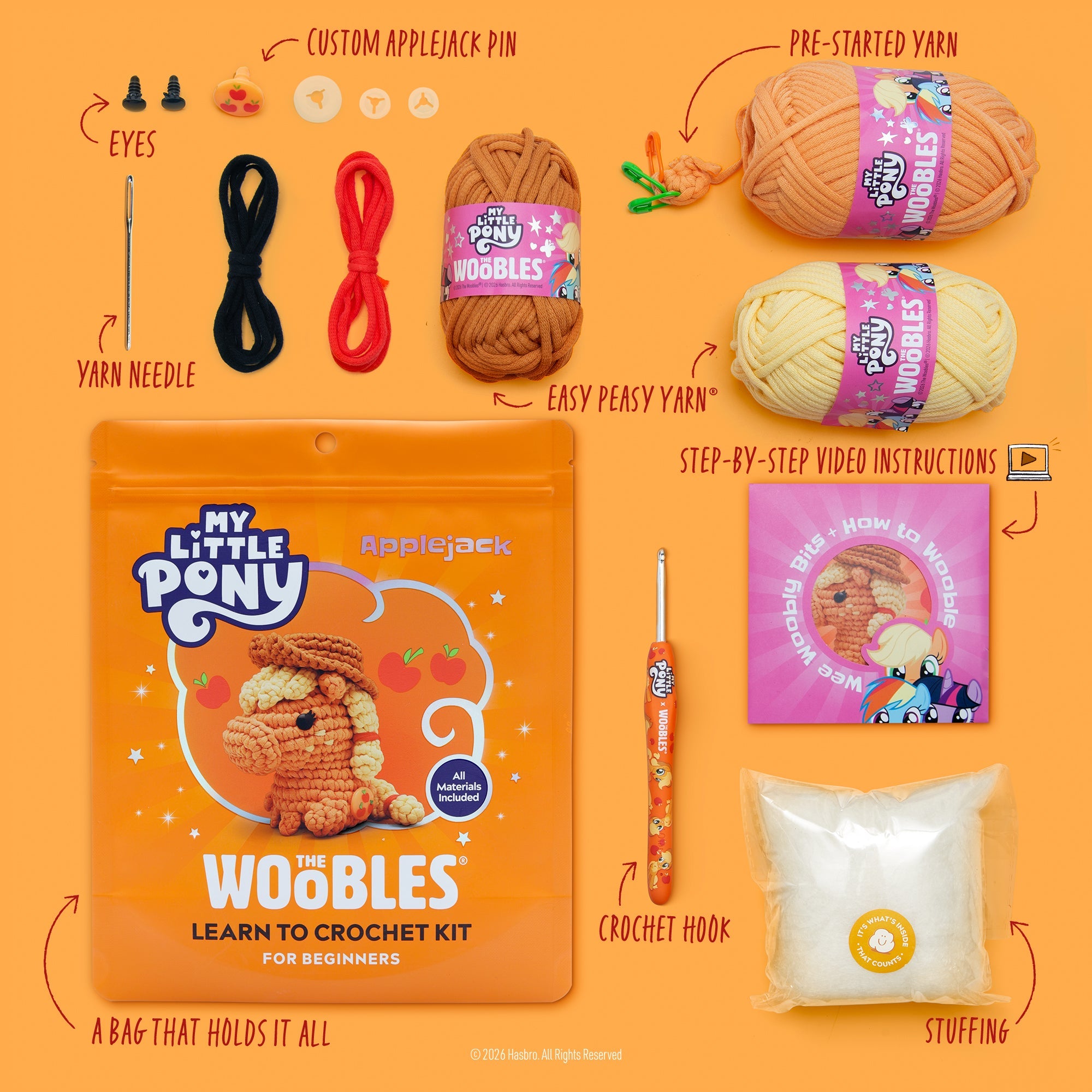 Applejack Crochet Kit - Easy Crochet Kits