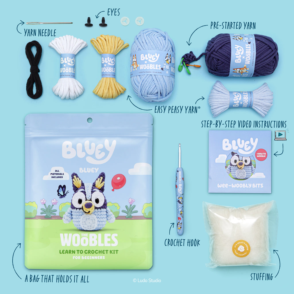 Bluey Crochet Kit - Craft More Joy