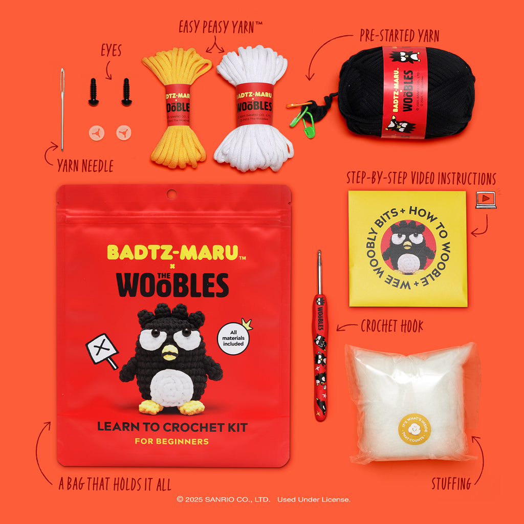 Badtz-maru™ Crochet Kit - Make Something Fun