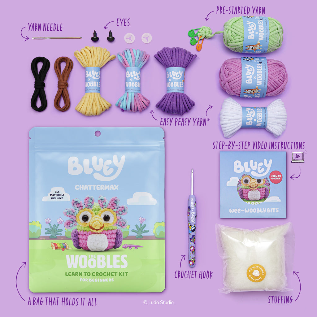 Chattermax Crochet Kit - Fun Included