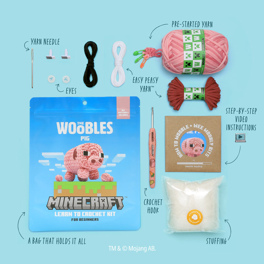 Minecraft Block It to 'Em Bundle - Cute Crochet Projects