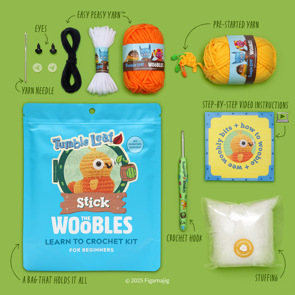 Stick Crochet Kit - Stitch Something Sweet