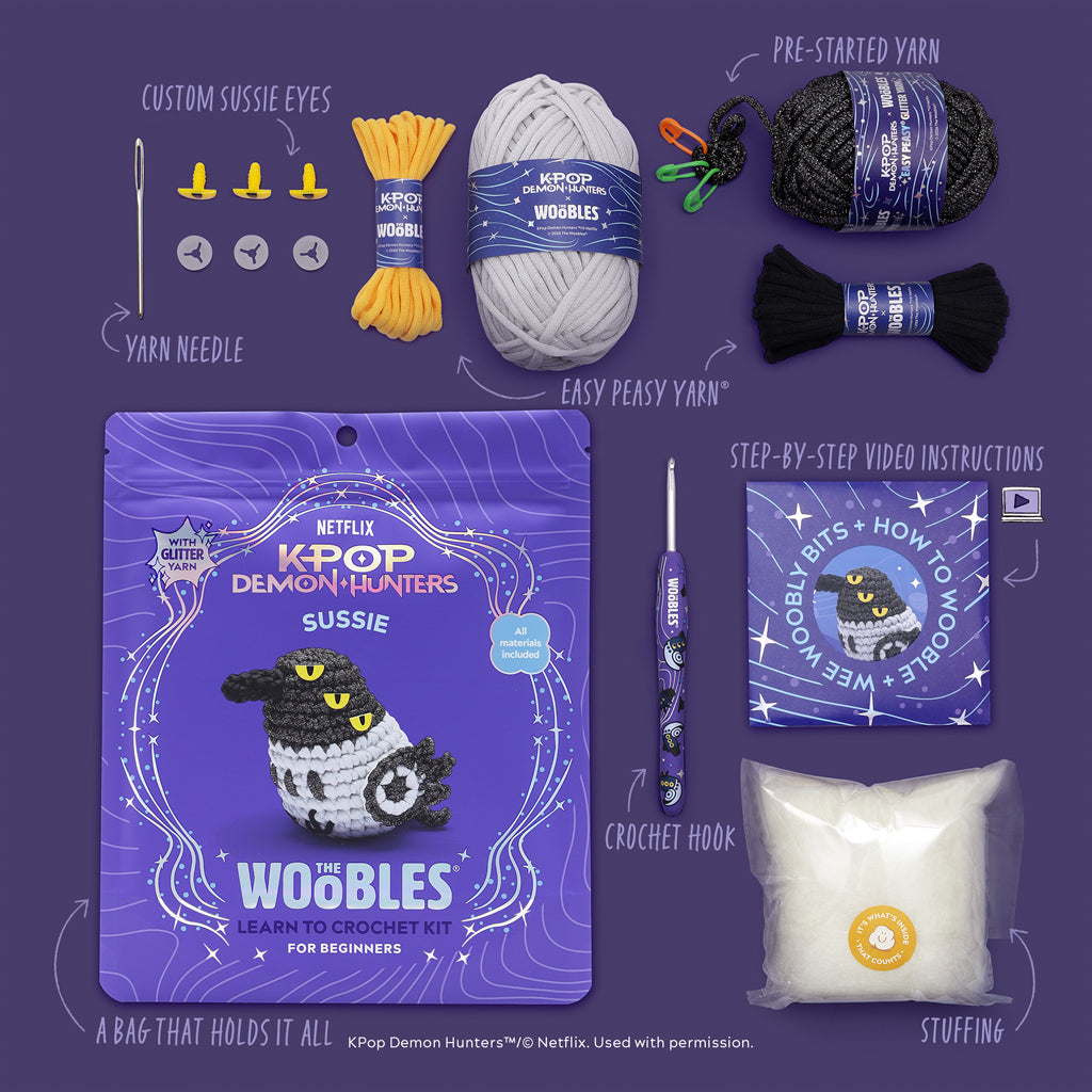 Sussie Crochet Kit - Your First Wooble