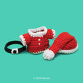 Tiny Snoopy Santa Outfit Accessory Kit - Woobles Kit Big Smile
