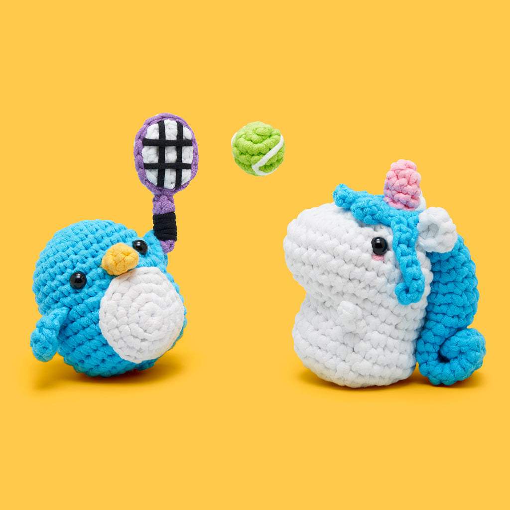Tiny Tennis Set Accessory Kit - Easy Step Crochet