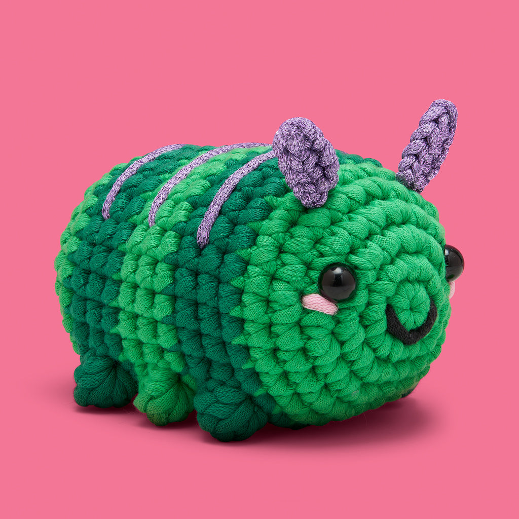 Carl the Caterpillar Crochet Kit - The Crochet Starter