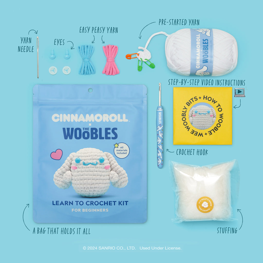 Cinnamoroll™ Crochet Kit - A Kit That Teaches
