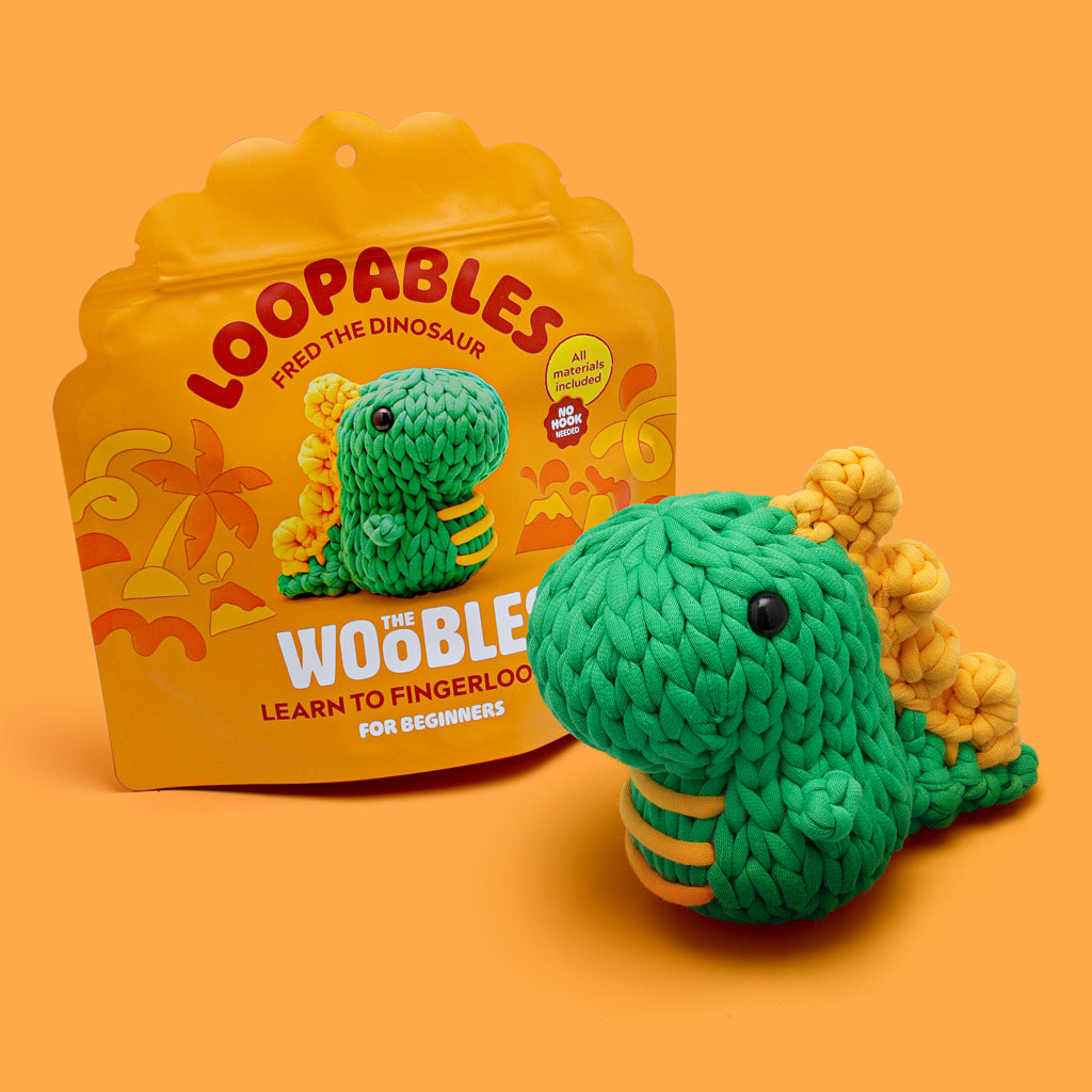 Fred the Dino Loopables Kit - Woobles Project Fun