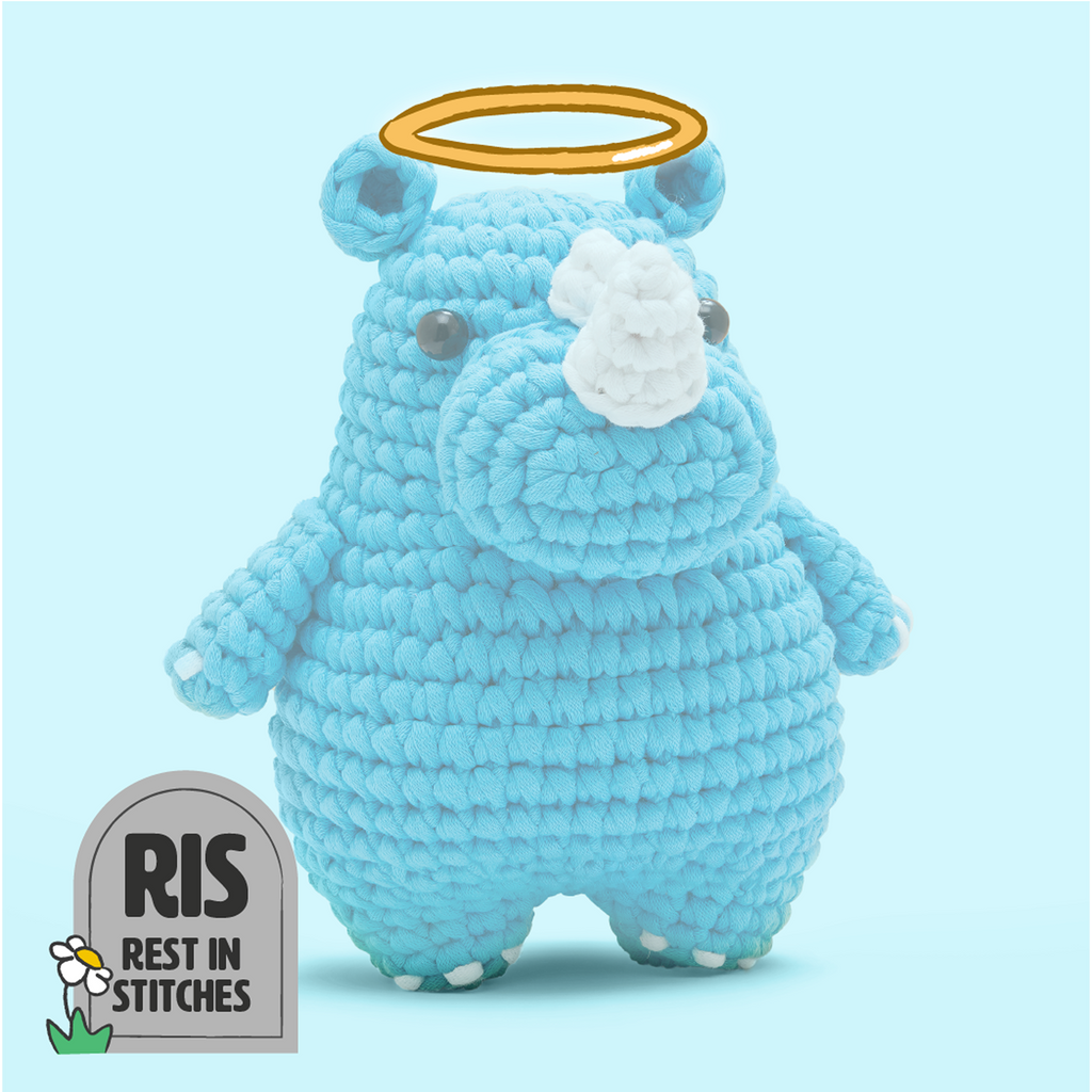 Willis the Rhino Crochet Kit - Build Your Craft Skills