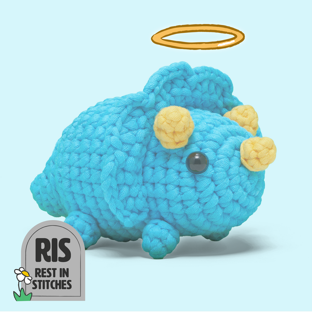 Oscar the Triceratops Crochet Kit - Small Stitches Big Smiles