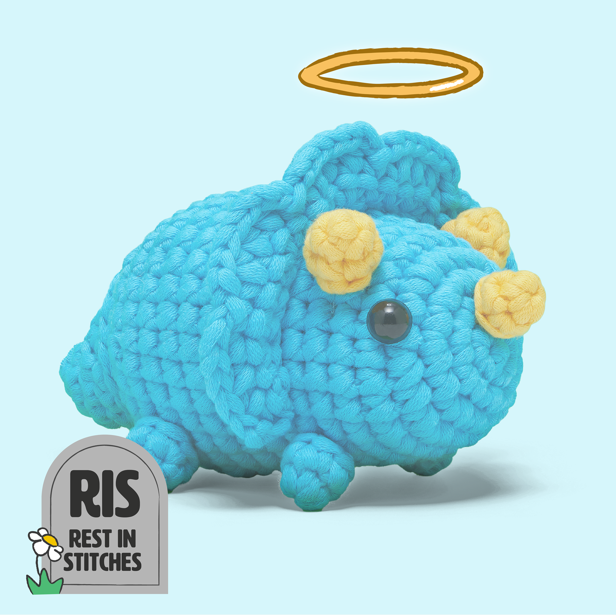 Oscar the Triceratops Crochet Kit - Small Stitches Big Smiles