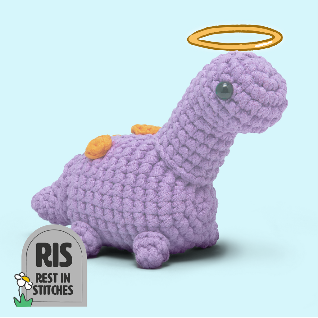 Wally the Brachiosaurus Crochet Kit - Beginner Craft Fun