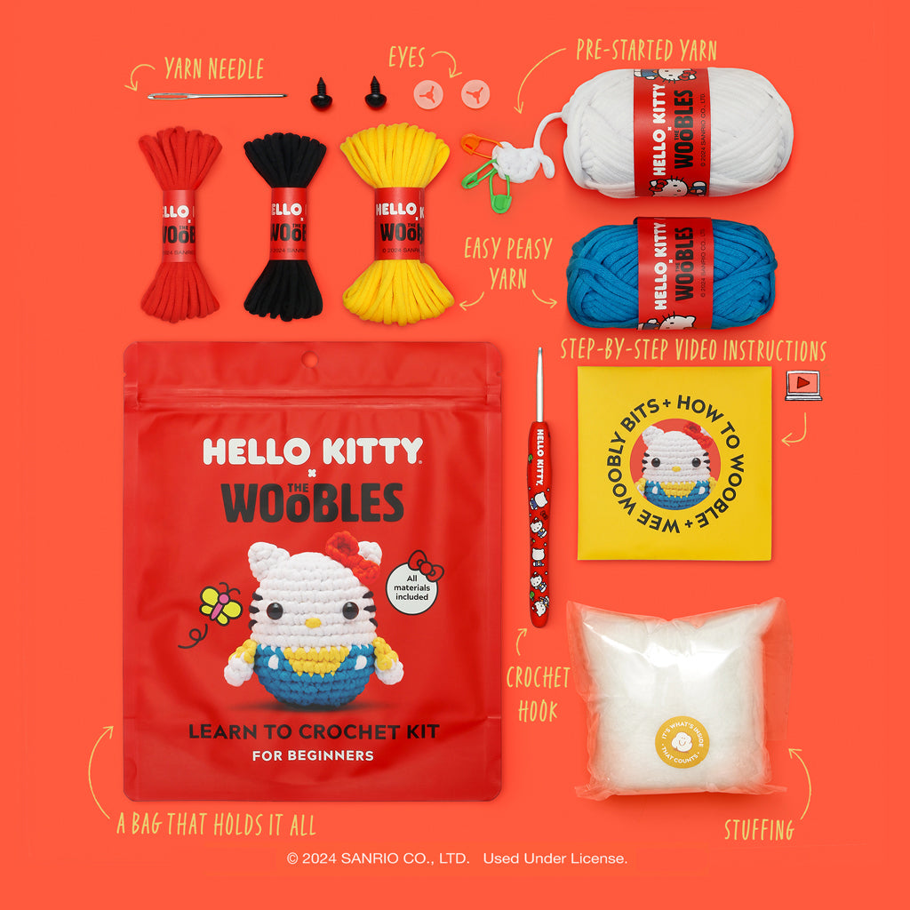 Hello Kitty® Crochet Kit - Stitch by Stitch