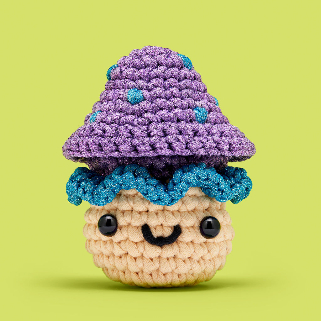 Irving the Mushroom Crochet Kit - Meet Your Wooble