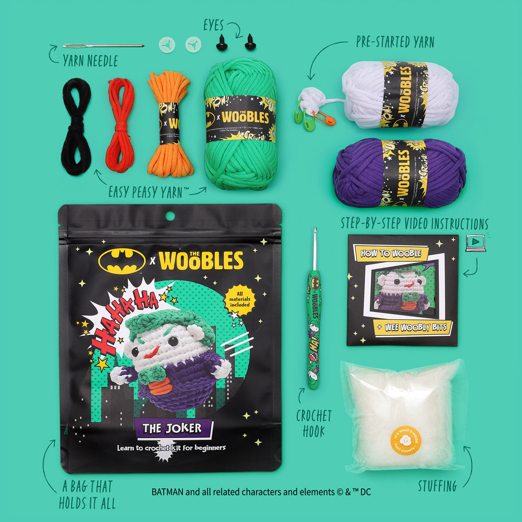 The Joker Crochet Kit - Beginner Stitch Fun