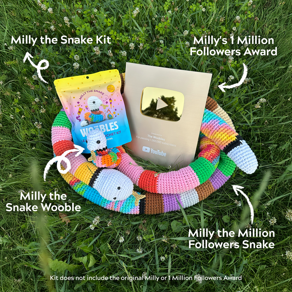 Milly the Snake Crochet Kit - For Simple Crafting