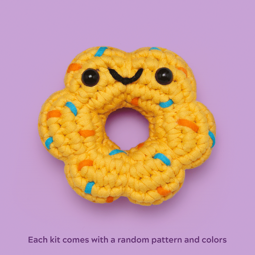 Mystery Donut III Crochet Kit - The Woobles Kit