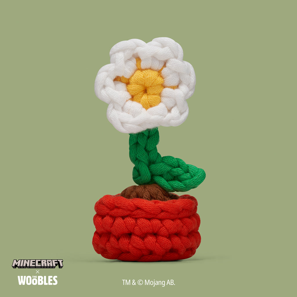 Tiny Minecraft Potted Daisy Accessory Kit - Gift a Kit