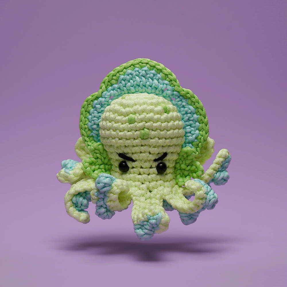 Vlad the Kraken Crochet Kit - Craft Your Way