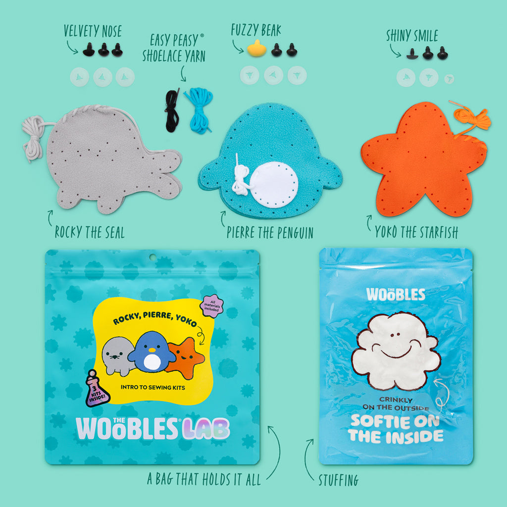 Intro to Sewing Kits - Collect More Woobles