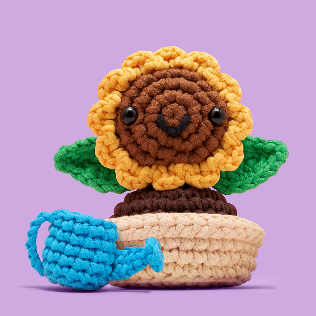 Tiny Watering Can Accessory Kit - Guided Crochet Fun