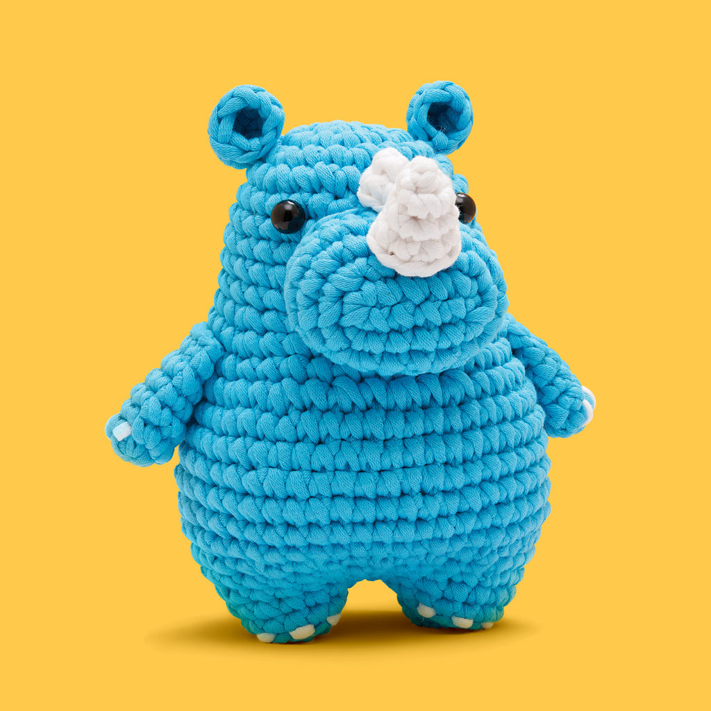 Willis the Rhino Crochet Kit - Build Your Craft Skills