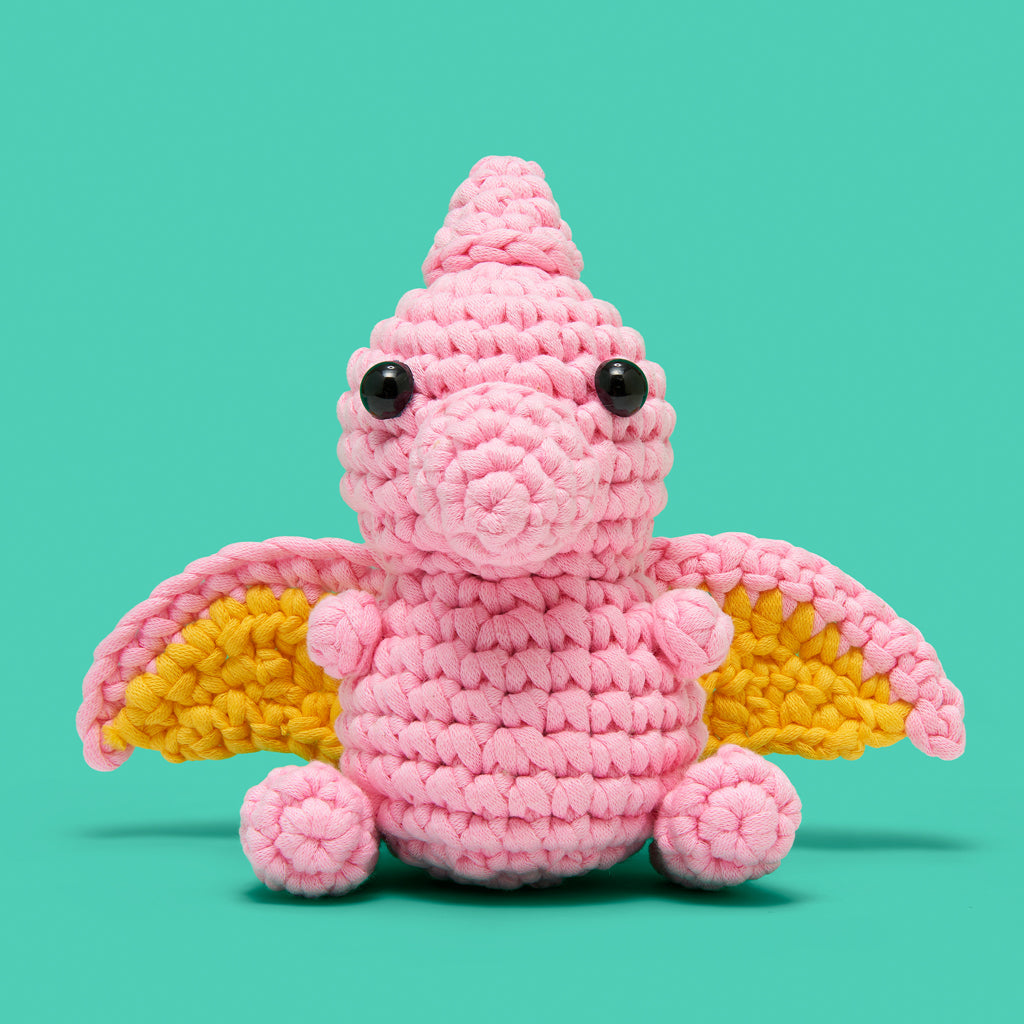 Tessa the Pterodactyl Crochet Kit - Make Cute Things