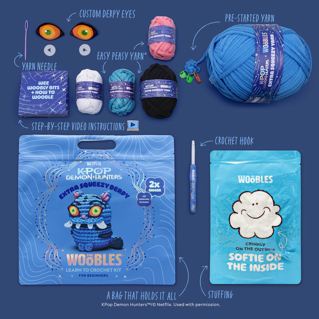 Derpy Extra Squeezy Crochet Kit - Daily Craft Fun