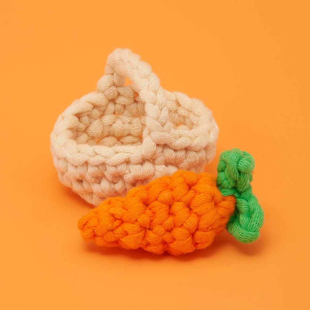 Tiny Carrot and Basket Accessory Kit - Stitch Small