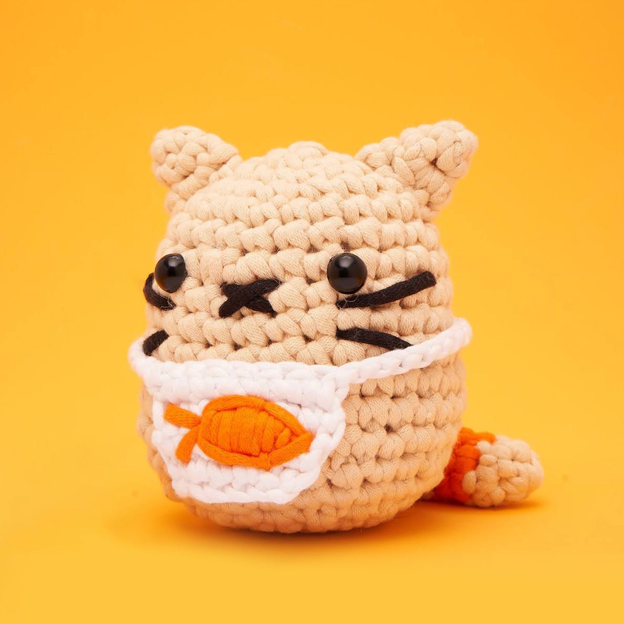 Nico the Cat Crochet Kit - Beginner Kit Favorite